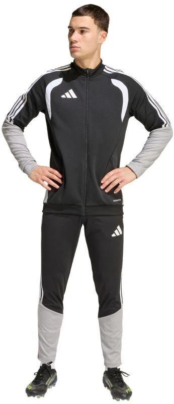 Vyrų adidas Tiro 26 Competition Training džemperis, skirtas varžyboms, juodos, pilkos ir baltos spalvos JX4260