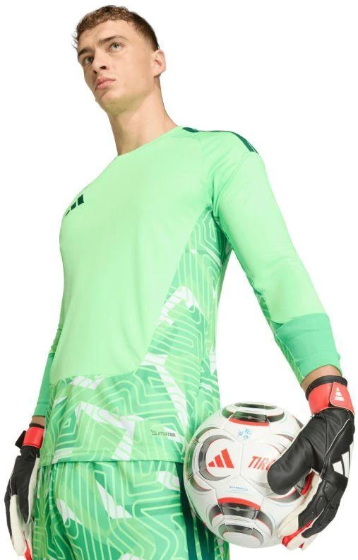 Vyrų adidas Tiro 26 Competition vartininko marškinėliai ilgomis rankovėmis, žali, KB5249