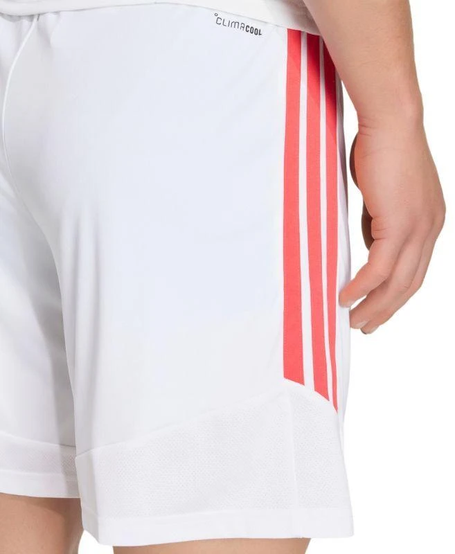 Vyrų adidas Tiro 26 League Match šortai, balti ir raudoni, KR0365