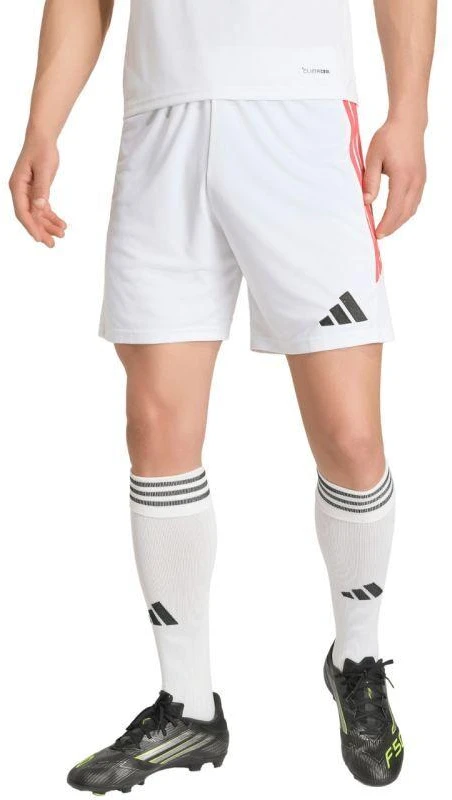 Vyrų adidas Tiro 26 League Match šortai, balti ir raudoni, KR0365