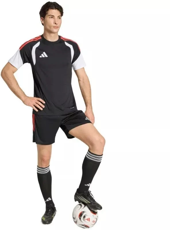 Vyrų adidas Tiro 26 Lygos marškinėliai juoda, balta ir raudona KB1357