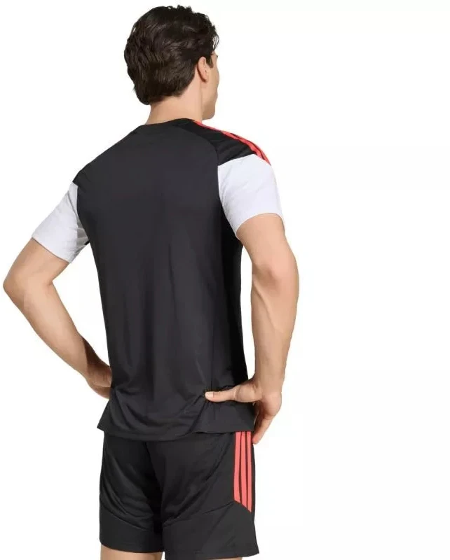 Vyrų adidas Tiro 26 Lygos marškinėliai juoda, balta ir raudona KB1357
