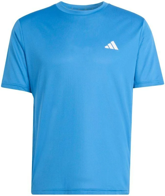 Vyrų adidas treniruočių pagrindiniai mėlyni T-marškinėliai KD5471