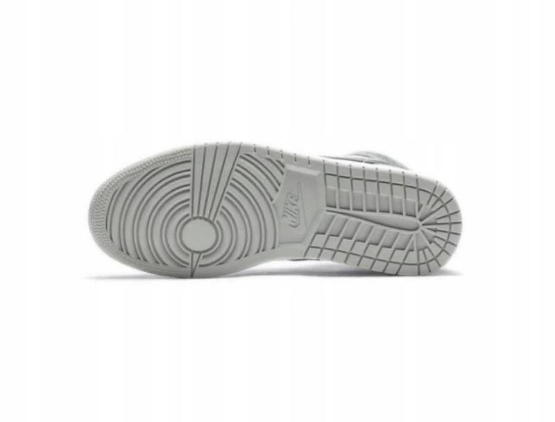 Vyrų Air Jordan 1 Mid Light Smoke Pilkas batai - 554724-092