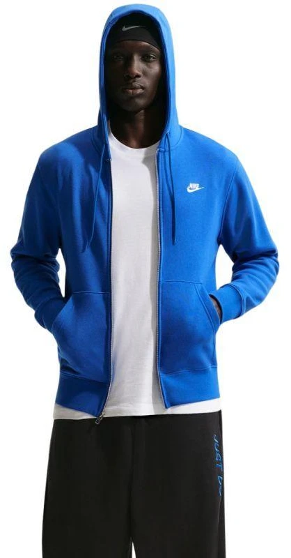 Vyrų džemperis su užtrauktuku Nike Club BB, mėlynas, FN3861 480