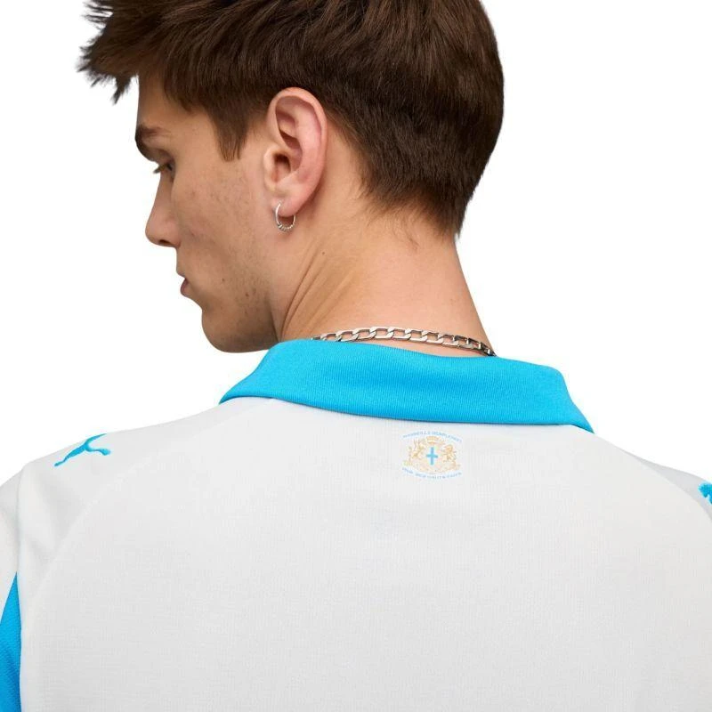 Vyrų Puma Olympique Marseille namų marškinėlių replika, balti 779801 01