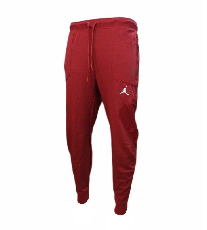 Vyrų raudonos Air Jordan Dri-FIT Treniruočių Fleece sportinės kelnės - DQ7890-613