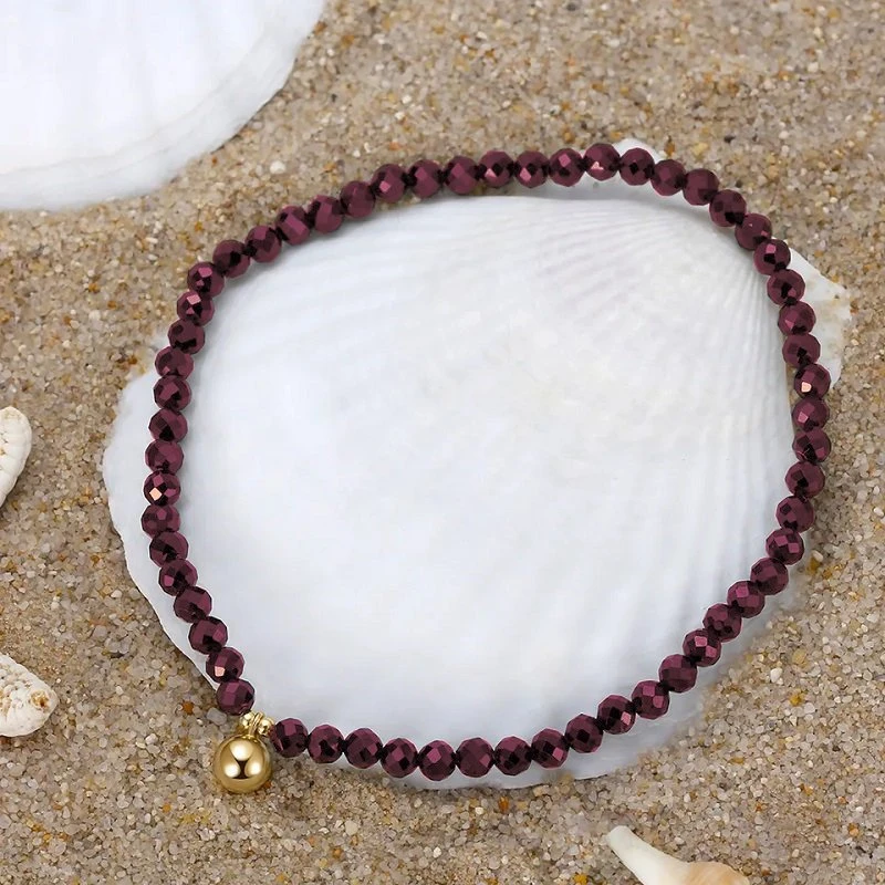 Kojos grandinėlė Cherry Spinel