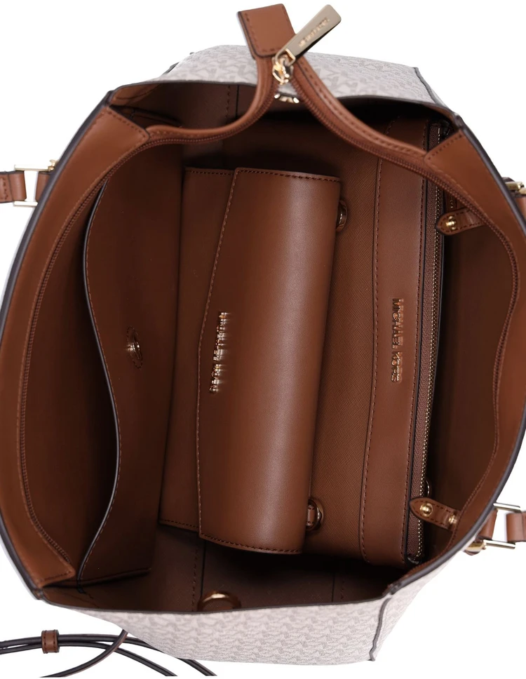 Waniliowa torebka tote Michael Kors 35F3GCFT9T
