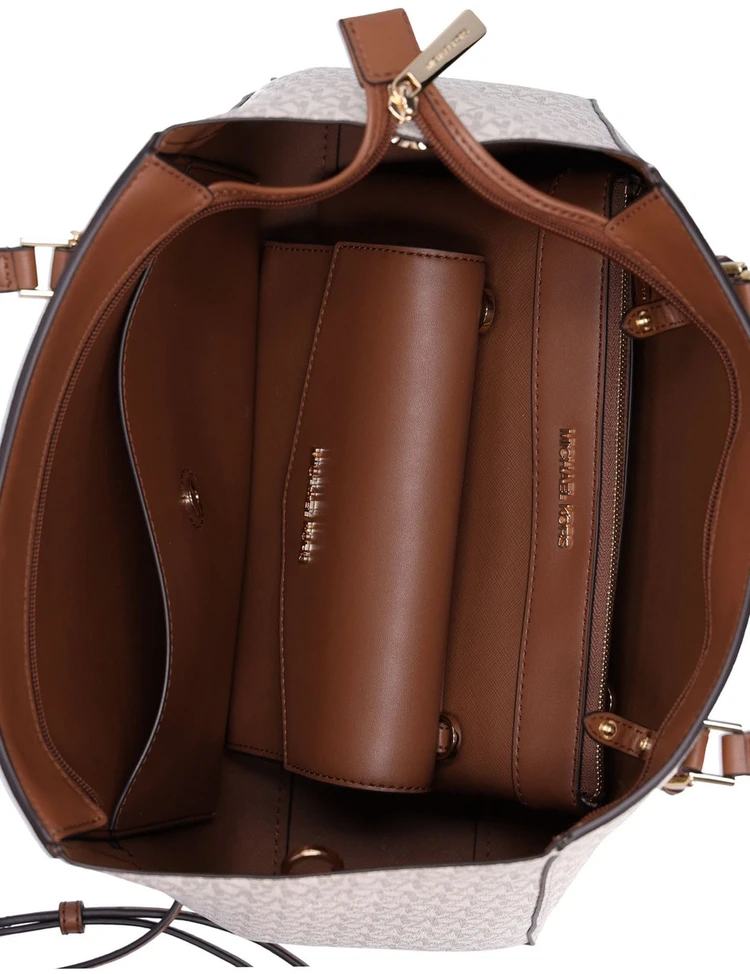 Waniliowa torebka tote Michael Kors 35F3GCFT9T