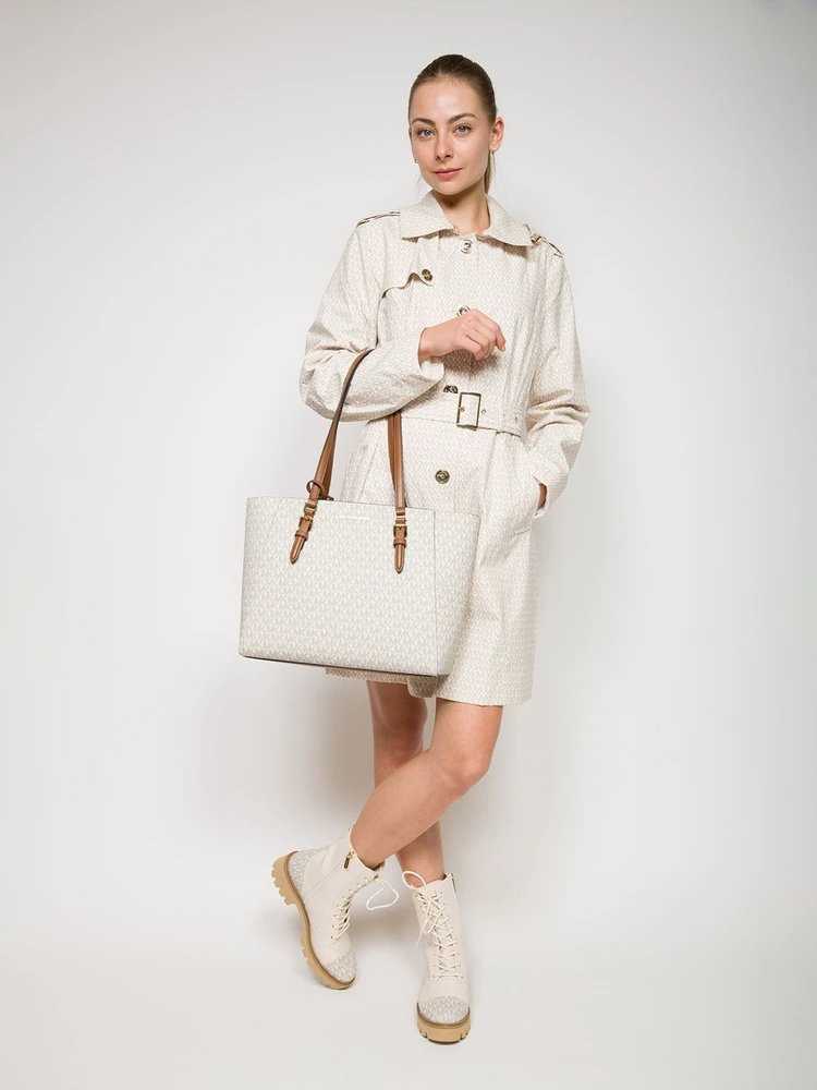 Waniliowa torebka tote Michael Kors 35F3GCFT9T