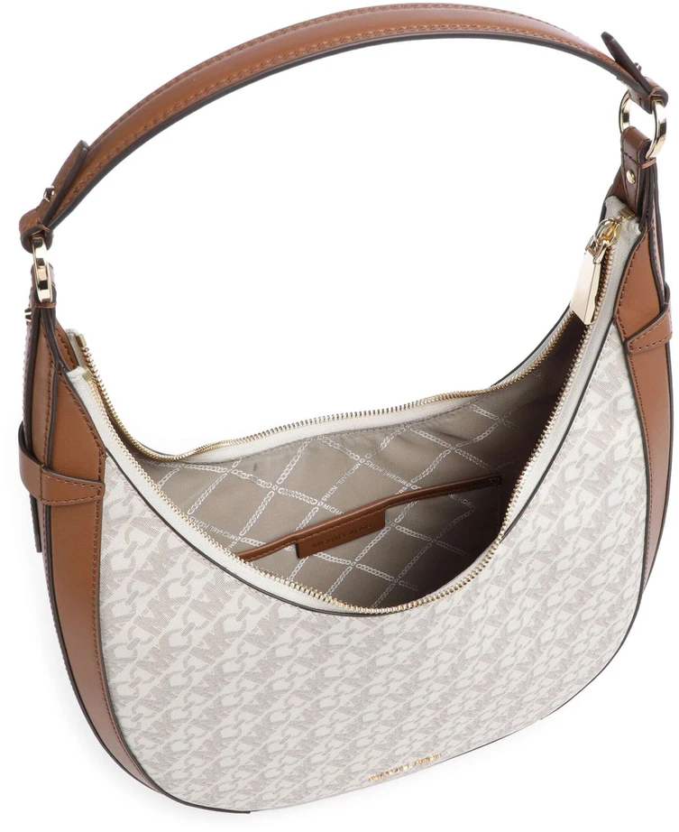 Waniliowo-koniakowa torebka hobo Michael Kors 30S4G0PH9I