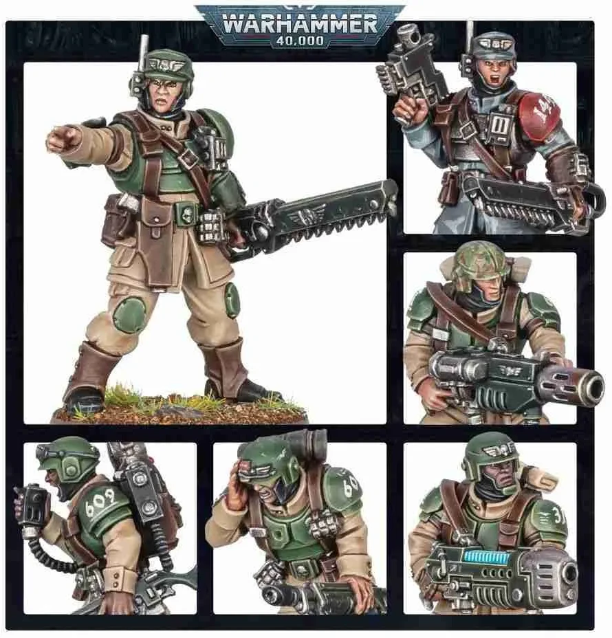 „Games Workshop Warhammer 40,000“ – „Astra Militarum: Cadian Shock Troops“