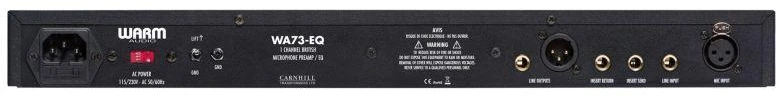 Warm Audio WA73-EQ – mikrofoninis pirminis stiprintuvas