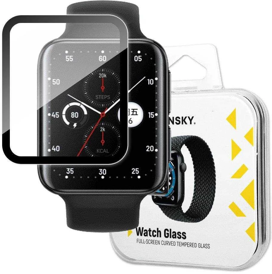 Wozinsky Watch Glass hibridinis stiklas, skirtas Oppo Watch 2 42 mm juodas