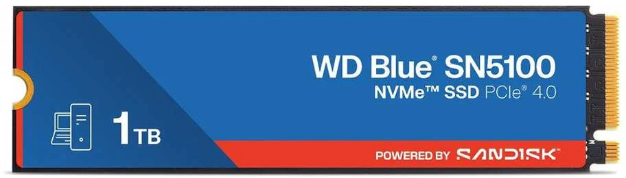 Western Digital Sandisk WD Mėlyna SN5100 M.2 PCIe NVMe 1TB