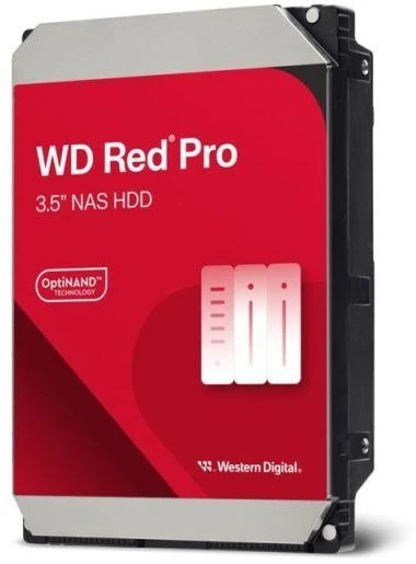 Western Digital Raudona Pro standusis diskas 22TB 7200RPM 512MB 3.5" SATA III