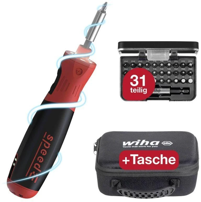 Grąžtas Elektrinis atsuktuvas WIHA speedE® PocketDrive