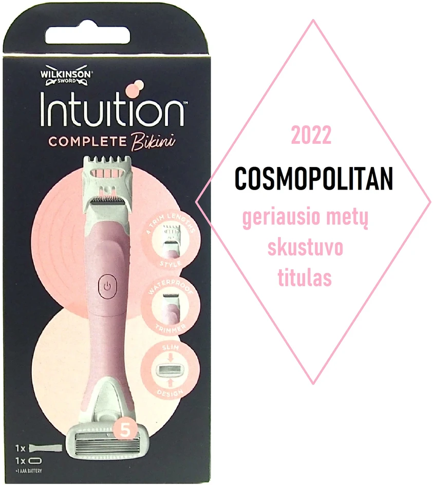 Wilkinson Intuition Complete penkiaašmeniai skustuvo peiliukai 5 vnt