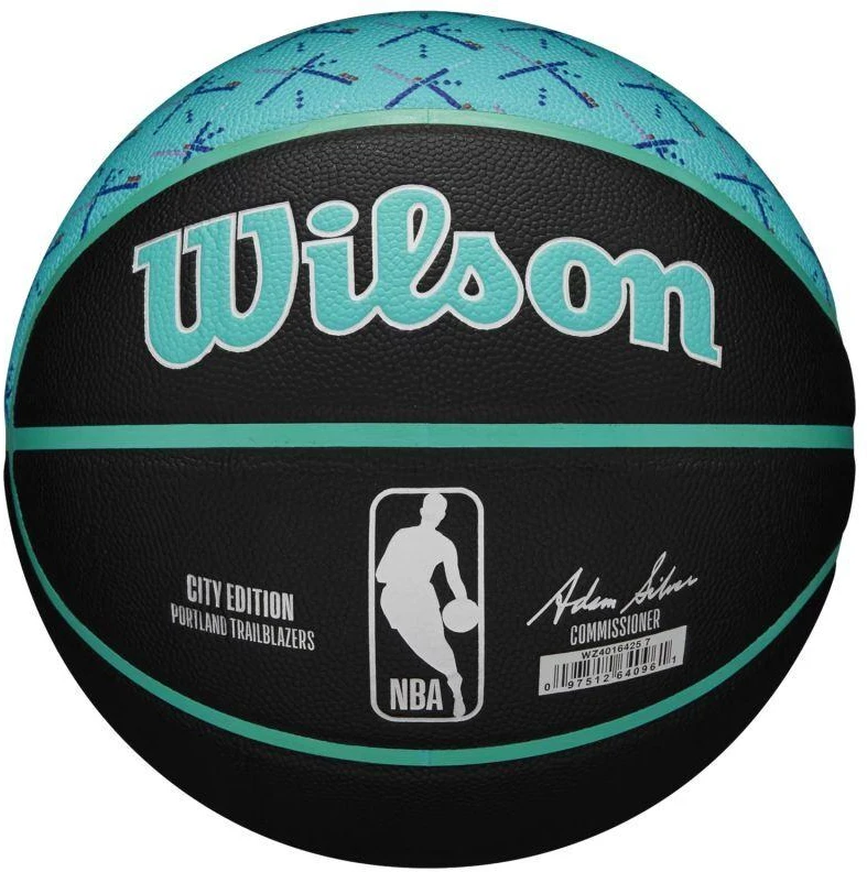 Wilson NBA Kolekcinis miesto kamuolys Portland Trail Blazers WZ4016425ID