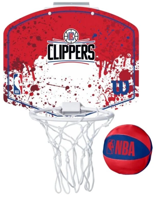Wilson NBA komandos Los Andželo "Clippers" mini krepšinio lenta su lanku WTBA1302LAC