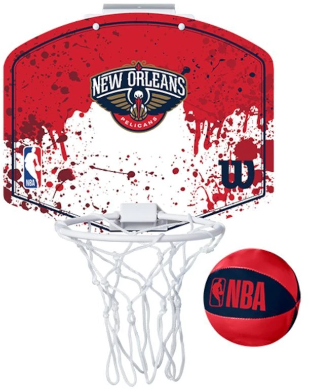 Wilson NBA komandos Naujojo Orleano Pelicans mini krepšinio lenta su lanku WTBA1302NOP