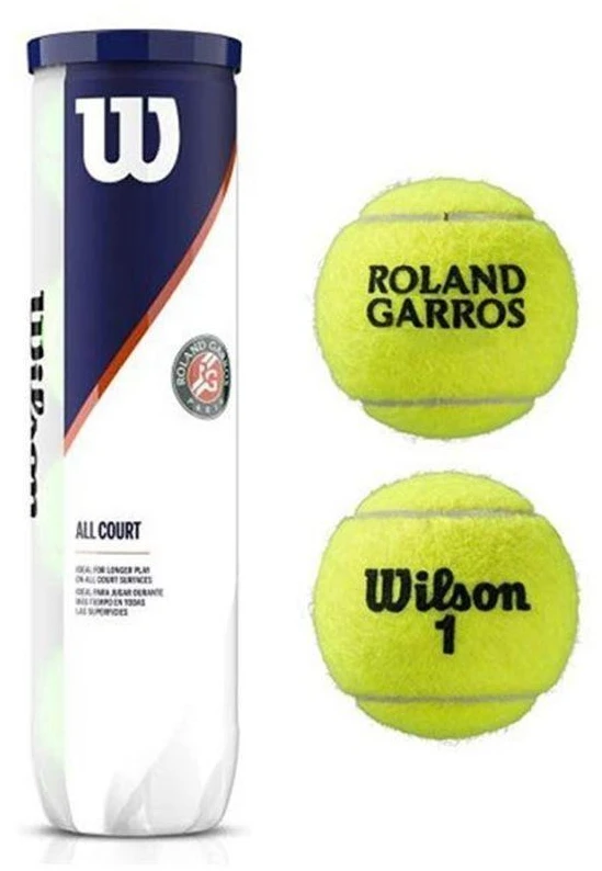 WILSON ROLAND GARROS (4) teniso kamuoliukai