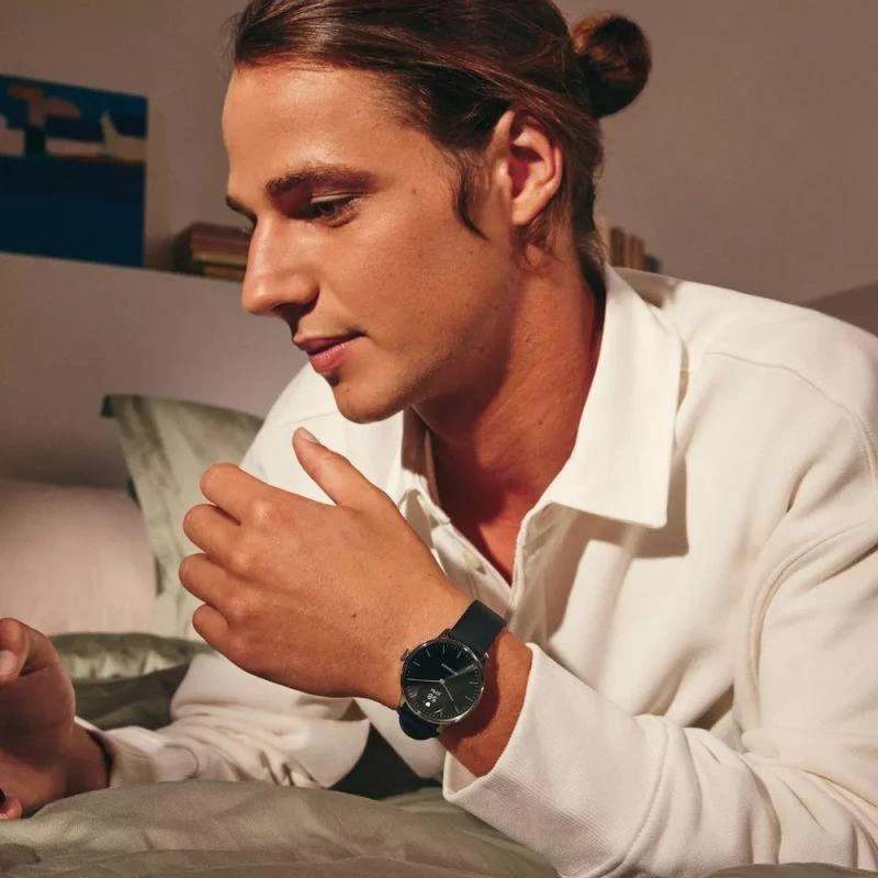 Withings Scanwatch Light - hibridinis išmanusis laikrodis (37mm, juodas)