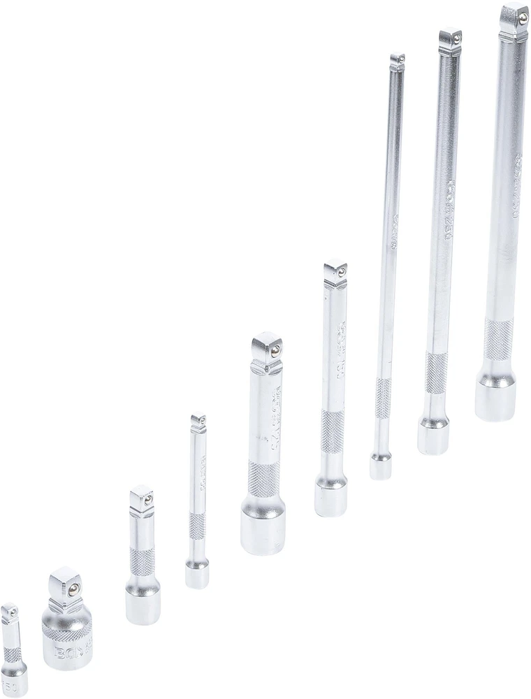Grąžtas BGS „WOBBLE“ PRAILGINIMO ANTGALIŲ RINKINYS | 6,3 MM (1/4") / 10 MM (3/8") / 12,5 MM (1/2") | 9 VNT. (2253)