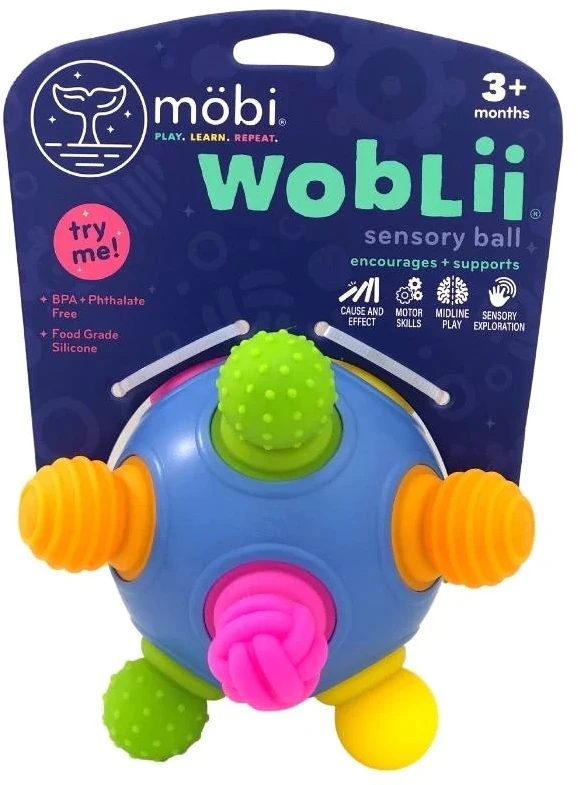 Woblii sensorinis kamuoliukas