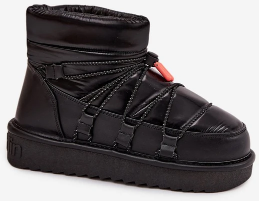 Women's snow boots on platform DFranklin DFSH370020 Juodas