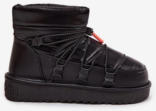 Women's snow boots on platform DFranklin DFSH370020 Juodas