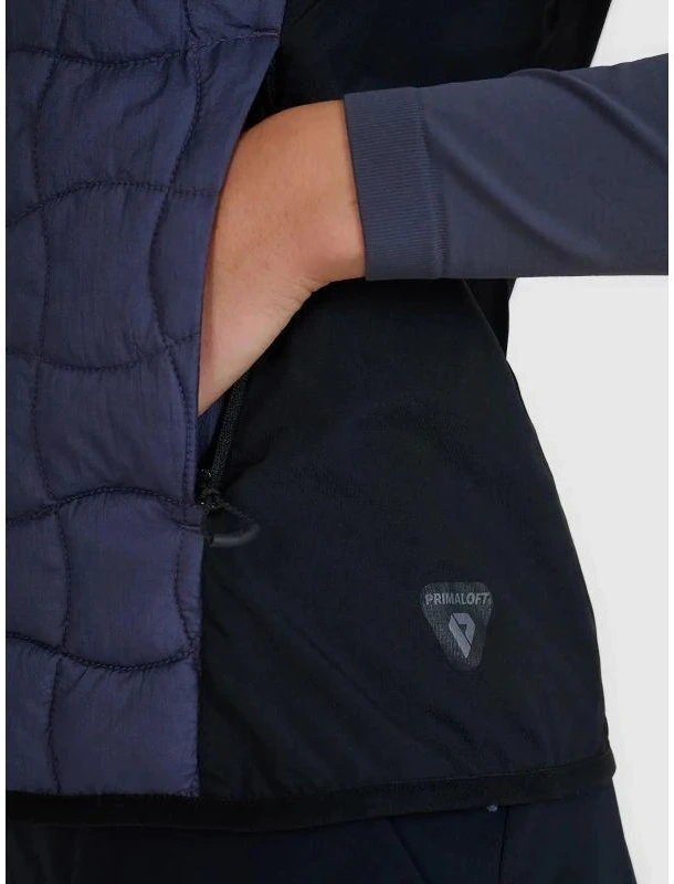Women's trekking vest with Primaloft filling Juodas 4F 4FWSS25TVJAF180-22S