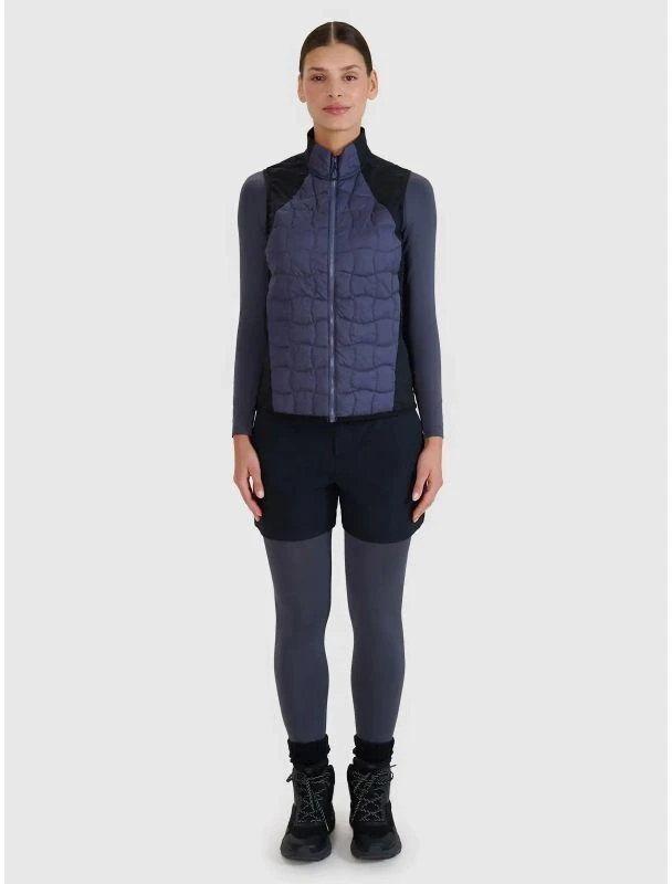 Women's trekking vest with Primaloft filling Juodas 4F 4FWSS25TVJAF180-22S