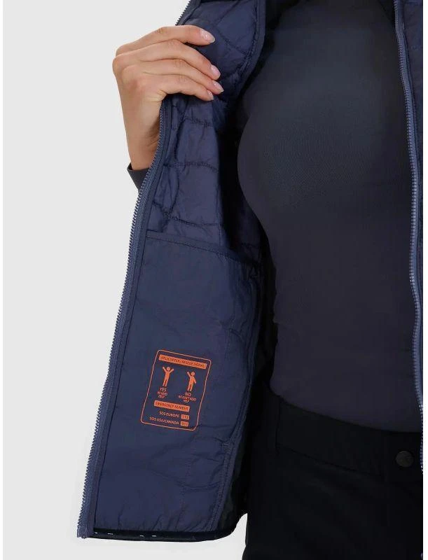 Women's trekking vest with Primaloft filling Juodas 4F 4FWSS25TVJAF180-22S