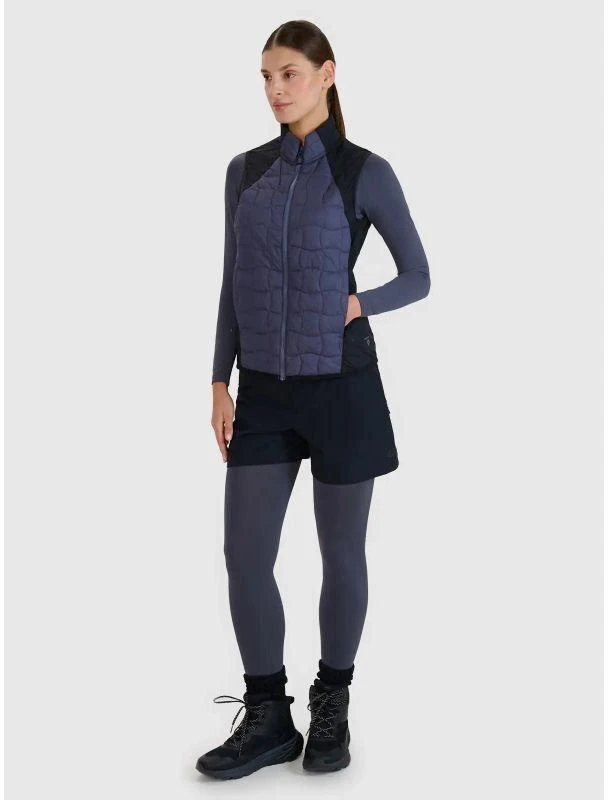 Women's trekking vest with Primaloft filling Juodas 4F 4FWSS25TVJAF180-22S