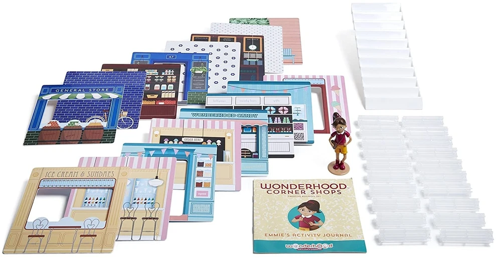 Wonderhood kūrybinis žaidimas „Corner Shops“