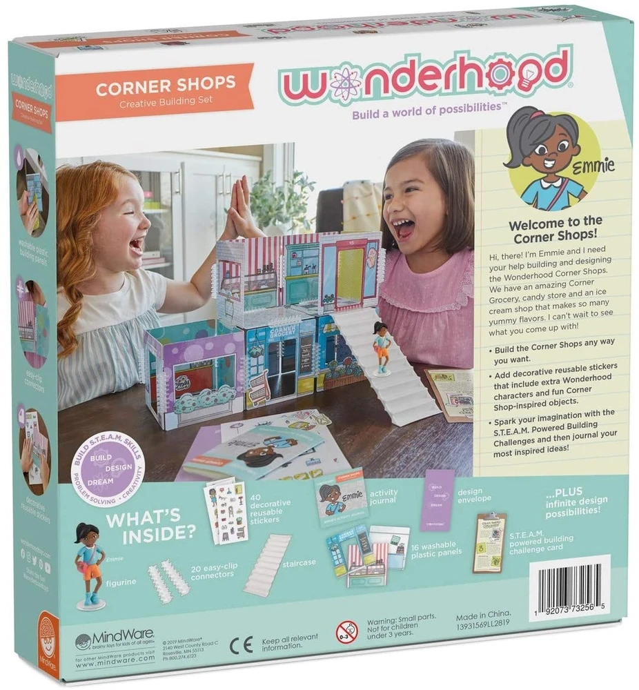 Wonderhood kūrybinis žaidimas „Corner Shops“