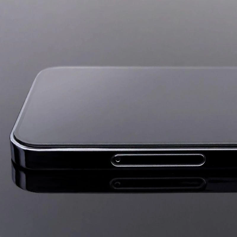 Wozinsky 2 itin patvarių grūdinto stiklo ekrano apsaugų su rėmeliu rinkinys, tinkantis dėklams iPhone 17e / 16e, iPhone 14, iPhone 13 Pro / iPhone 13 Juodas