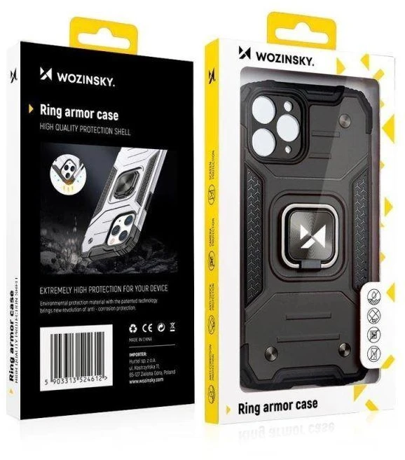 Wozinsky Ring Armor dėklas skirtas iPhone 13 mini, mėlynas