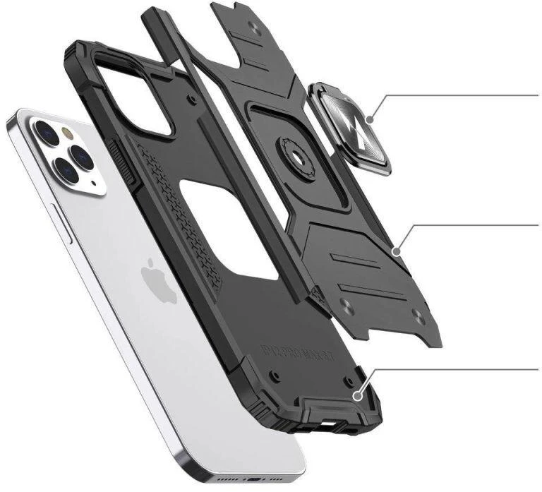 Wozinsky Ring Armor dėklas skirtas iPhone 13 mini, mėlynas