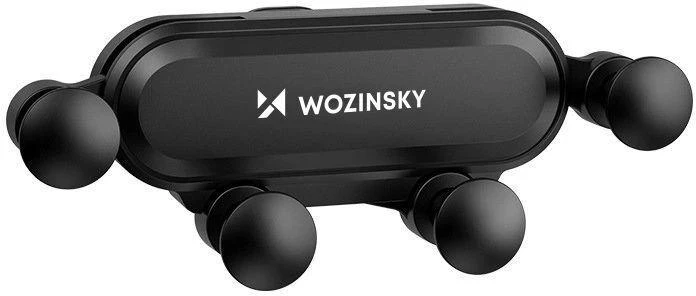 Wozinsky car phone holder gravity for ventilation grille juodos spalvos (WCH-05)