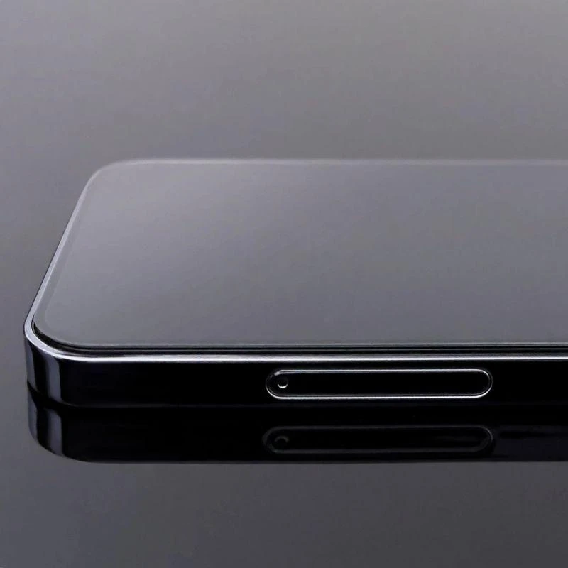Wozinsky „Full Glue“ grūdintas stiklas „Apple iPhone 15 Plus“ dėklui, pritaikytas „Full Glue“ grūdinto stiklo ir rėmelio derinys – Juodas