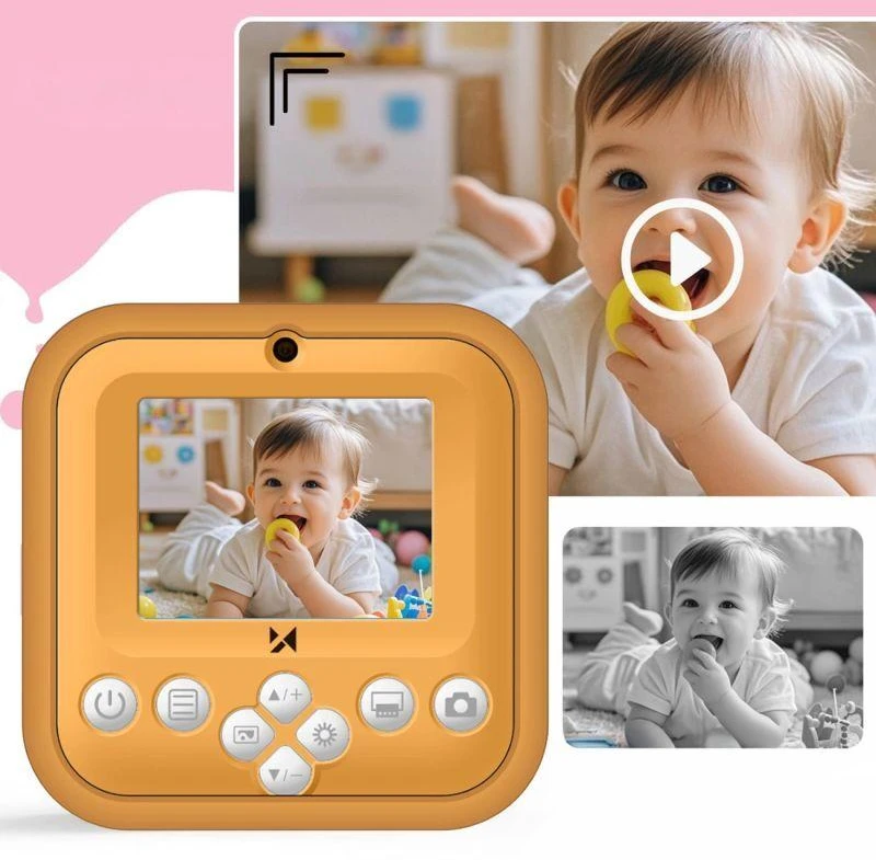 Wozinsky WDT-05 Thermal Spausdintuvas Camera for Kids - Oranžinis