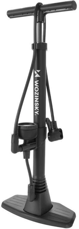 Wozinsky WPR-02 Floor Bicycle Pump - Juodas