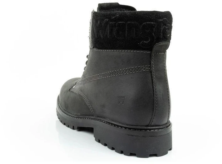 Wrangler Arch Fur vyriški Chelsea batai, elegantiški, pašiltinti, juodi.