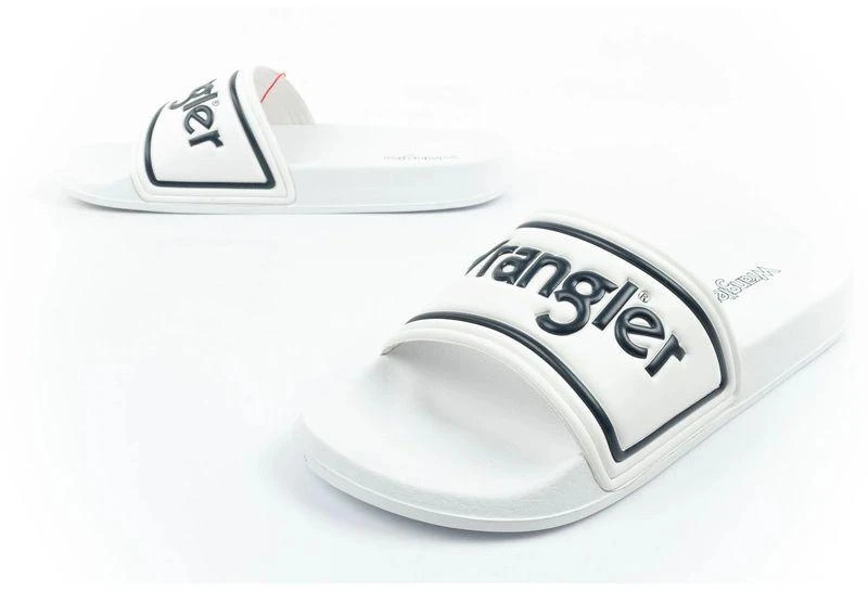 Wrangler Averell Slider vyriškos sportinės šlepetės, patogios baltos