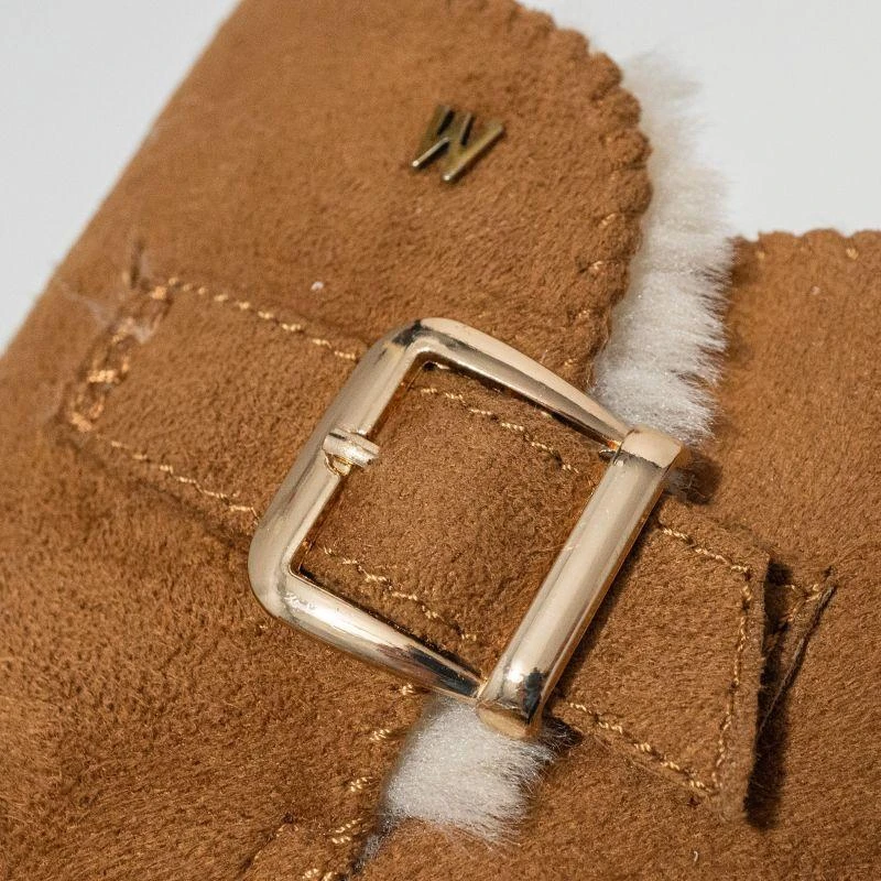 Wrangler Elsa Platform MID moteriški sniego batai, apšiltinti žieminiai batai su kailiu, juodi (20243077.37B)