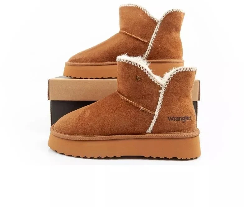 Wrangler Elsa žiemos aulinukai, pašiltinti, patogūs, madingi, rudi