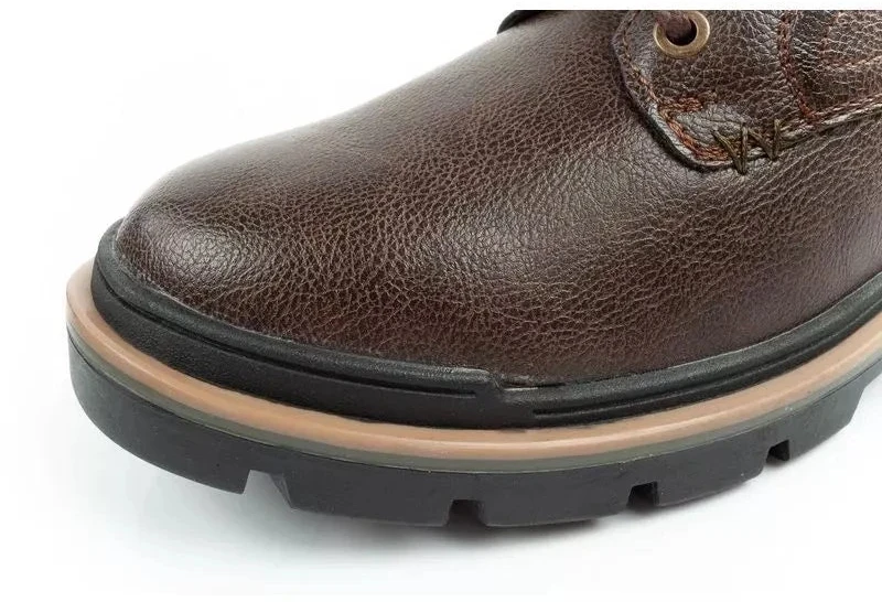 Wrangler Nevada vyriški Chelsea batai, elegantiški, madingi, tamsiai rudi